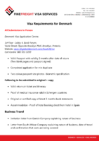 Denmark Visa Requirements